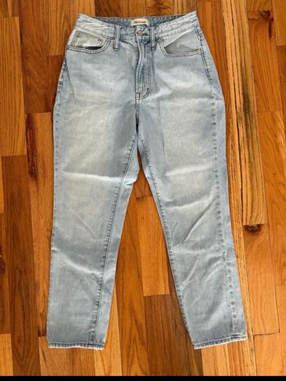 Madewell Curvy Perfect Vintage Jeans 28 High Rise Light Wash